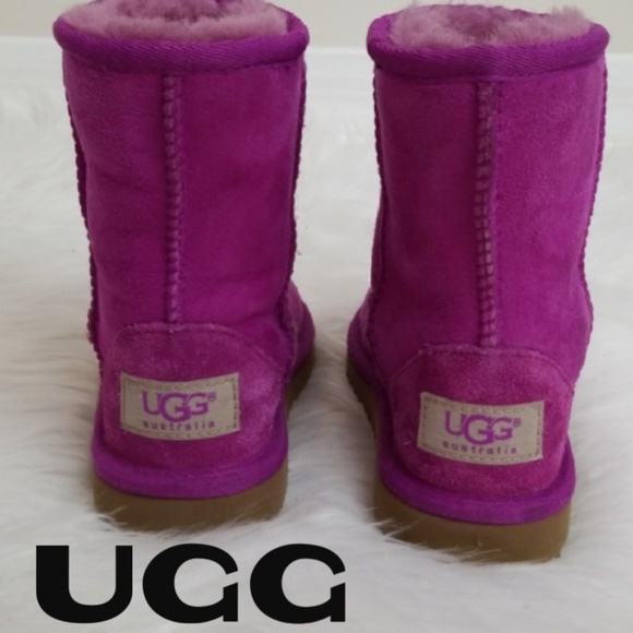 UGG Other - UGG Girls Boots - Fuschia / Purple  - Size 8